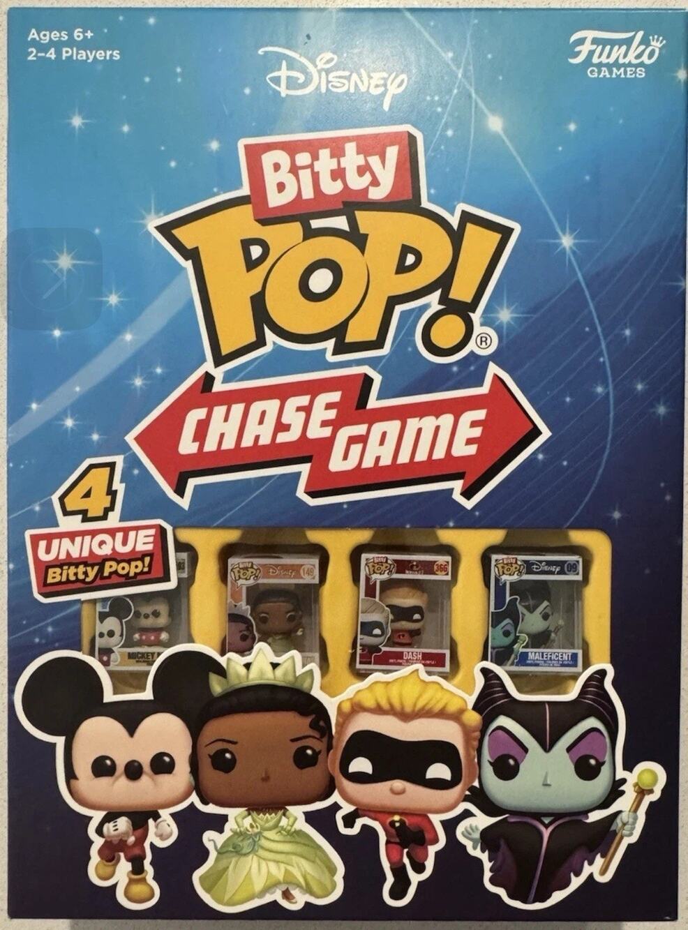 Disney Bitty Pop! Chase Game with Limited Edition Chase Maleficent Funko